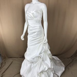 Ivory corset back Marcella bridal mermaid wedding gown
